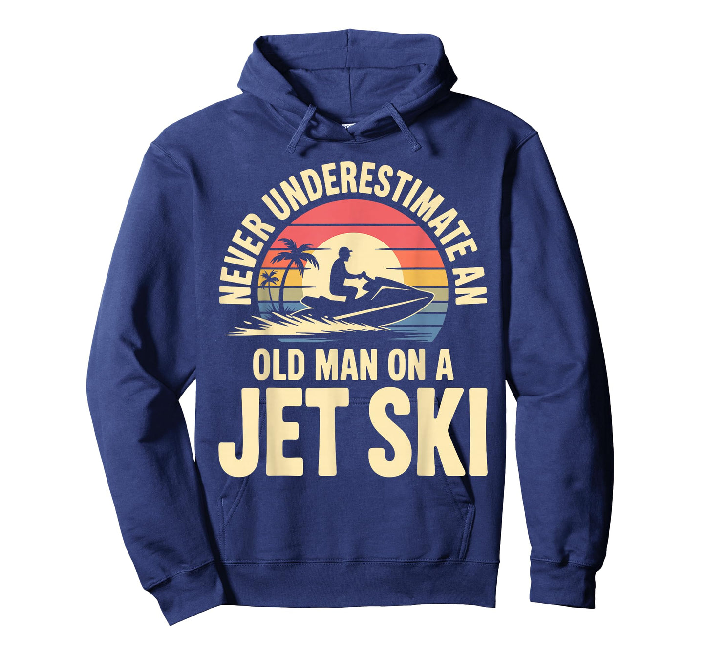 Jet Ski Art for Grandpa Men Jetski Lover Water Sport Jet Ski T-Shirt