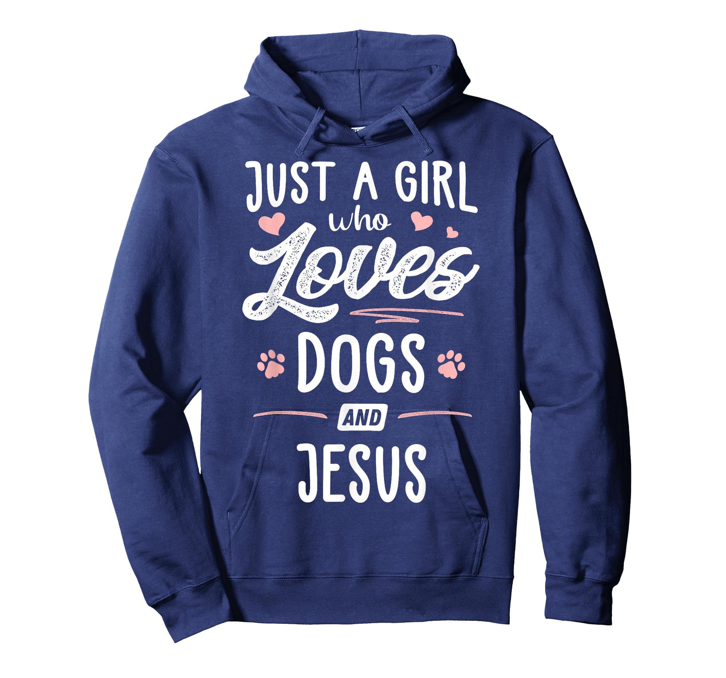 Just A Girl Who Loves Dogs And Jesus Gift Dog Lover T-Shirt