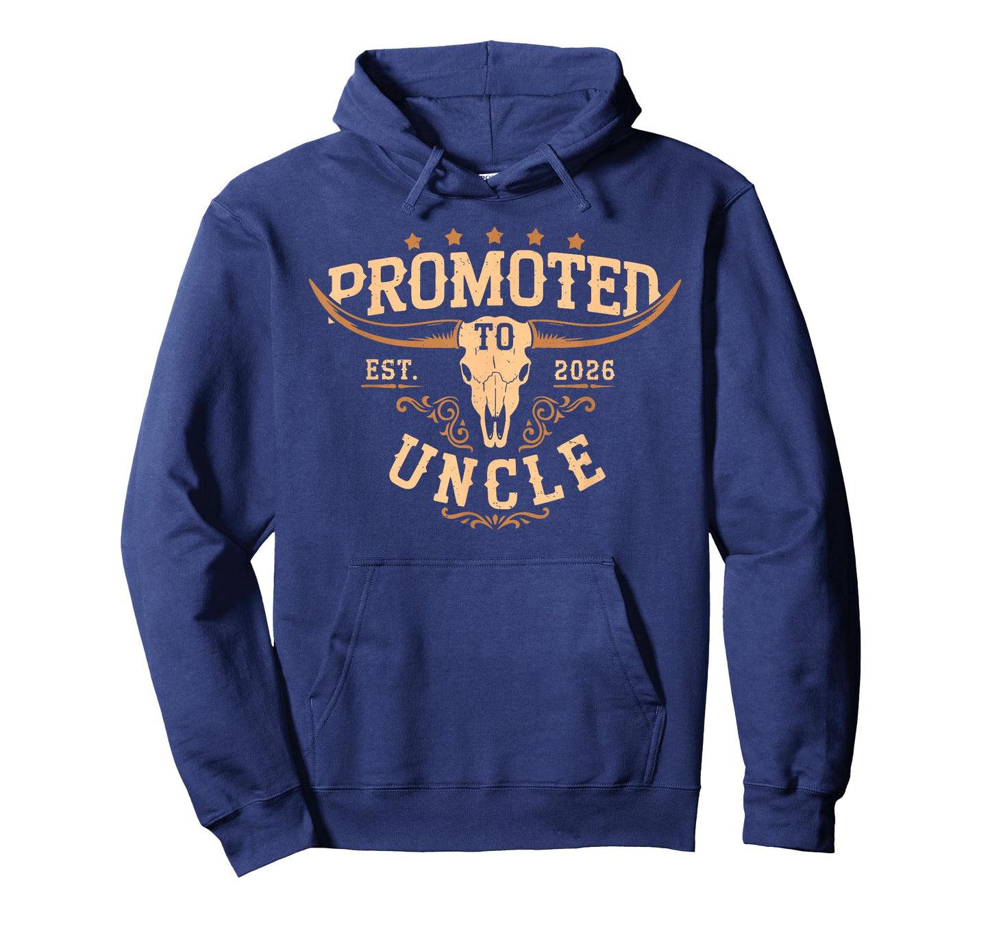 Promoted to Uncle Est 2026 Cowboy First Time Uncle 2026 T-Shirt