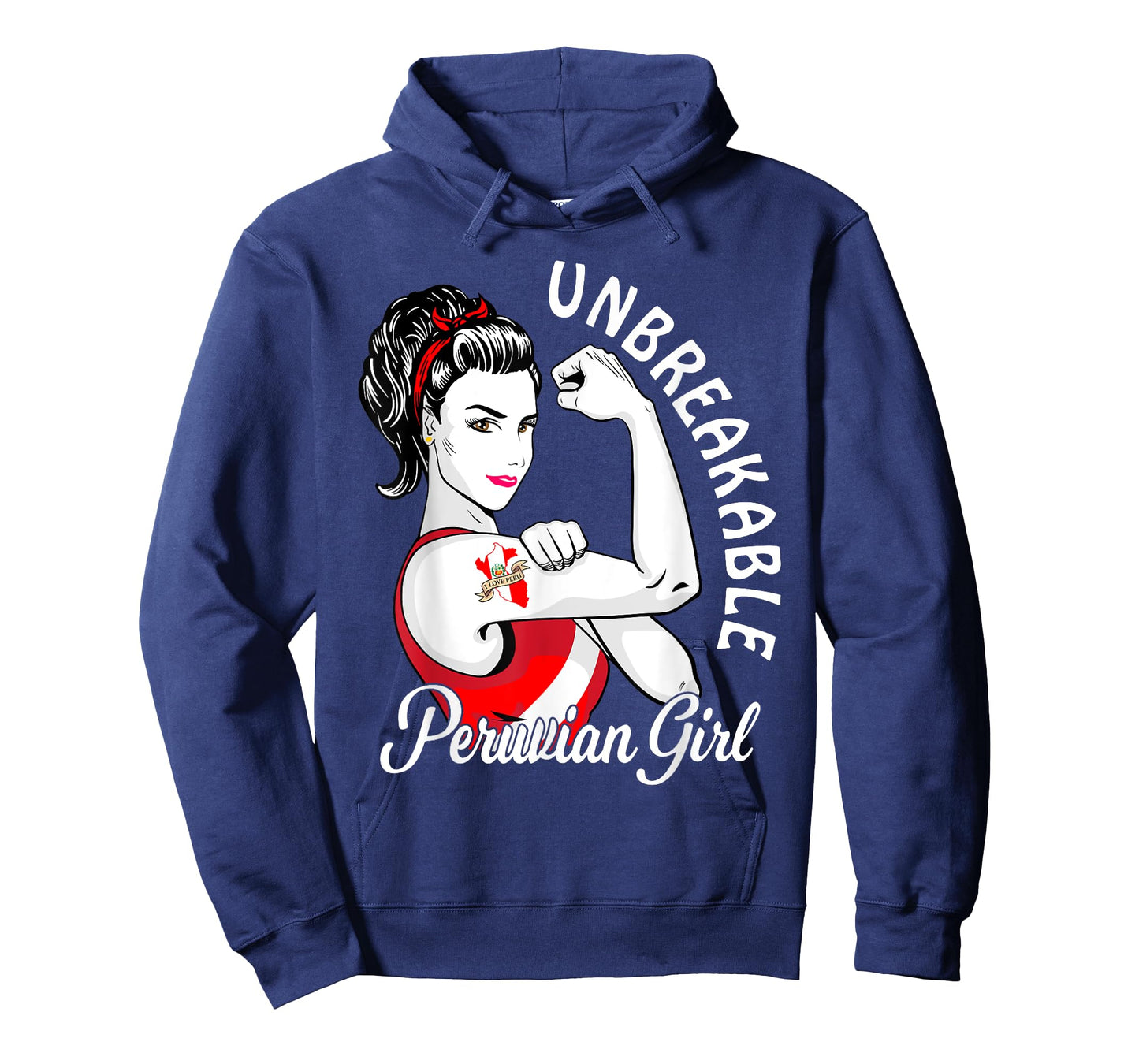 Peruvian Girl Tee Heritage Peru Flag for Girls Women Gift T-Shirt