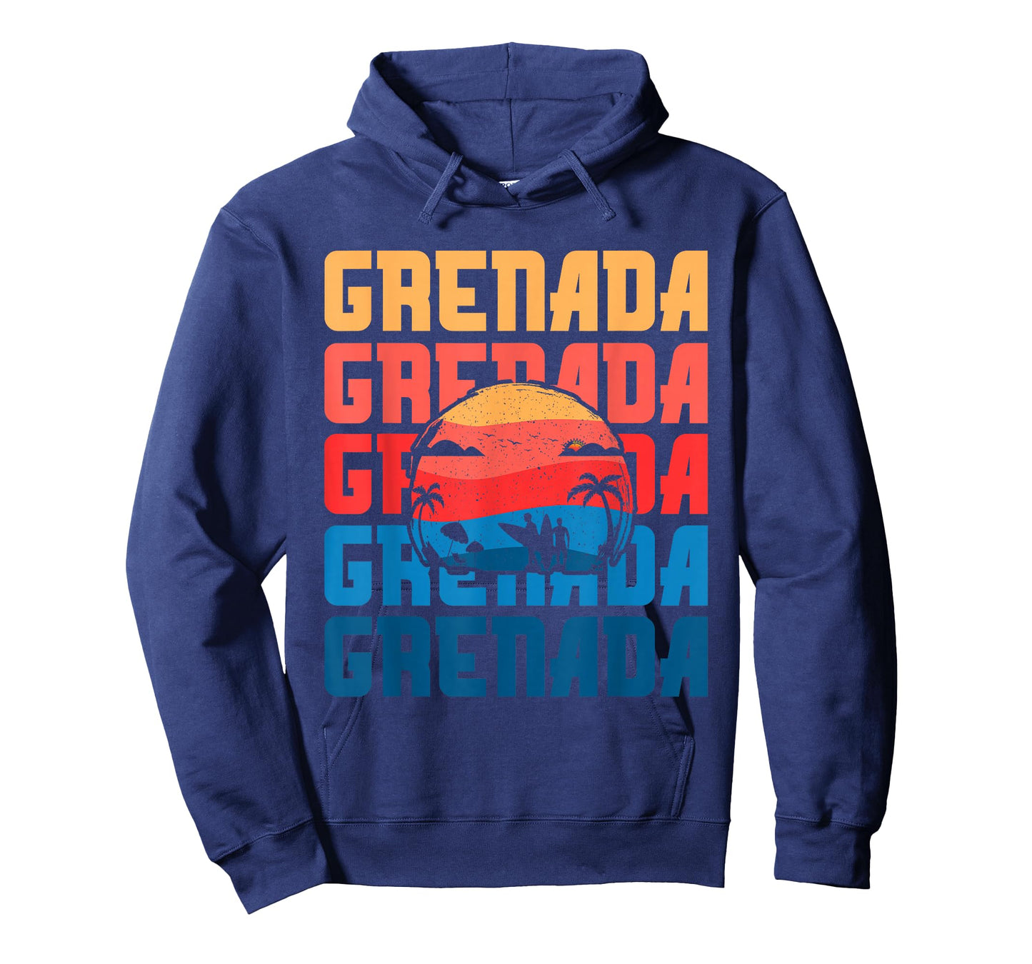 Grenada Vacation Grenadian Surfing Souvenir Retro T-Shirt