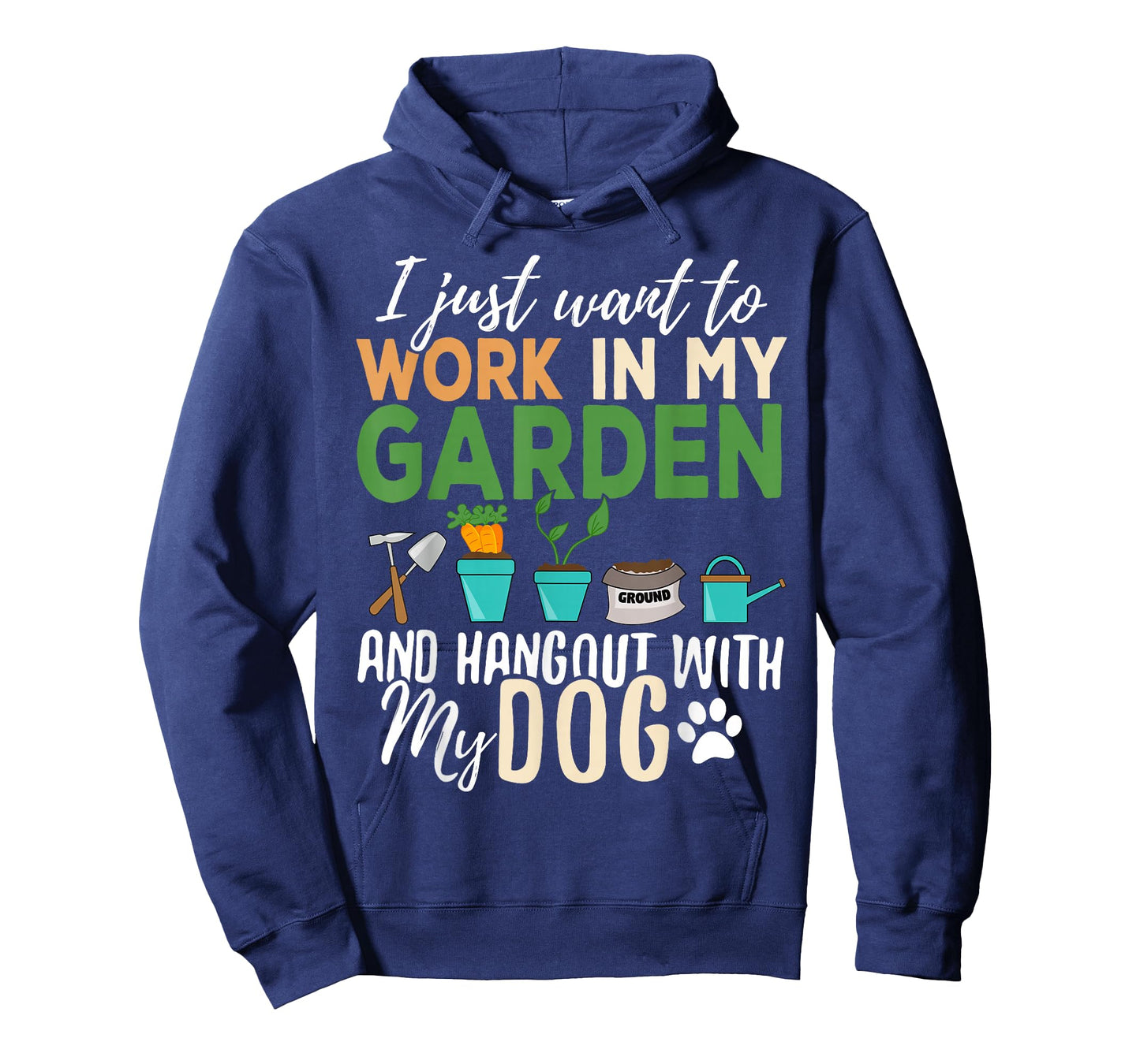 Gardening T-Shirt Dog Lover Gardener Garden Pet Gift Plants T-Shirt