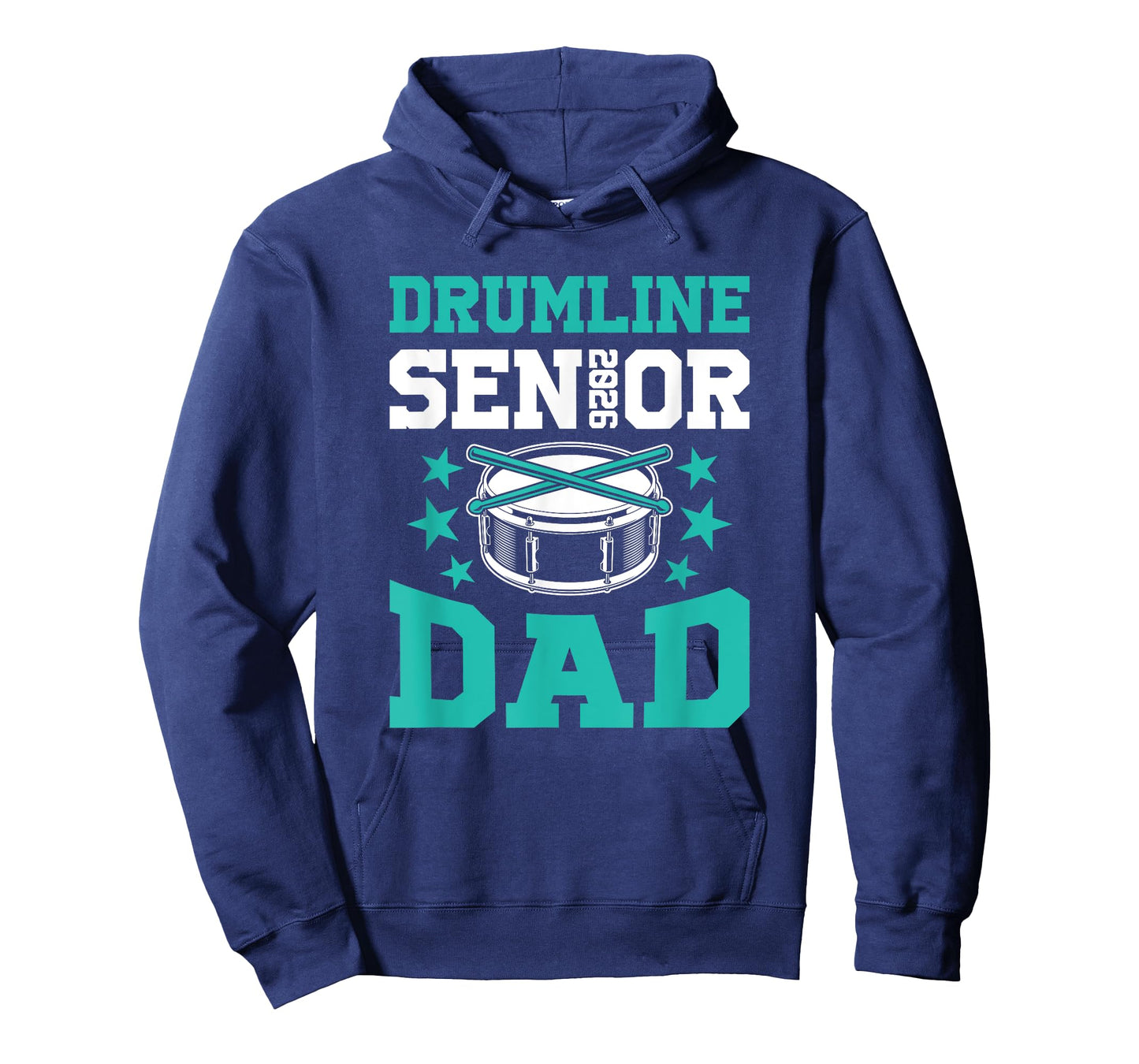 Drumline Senior 2026 Dad High School Marching Band T-Shirt