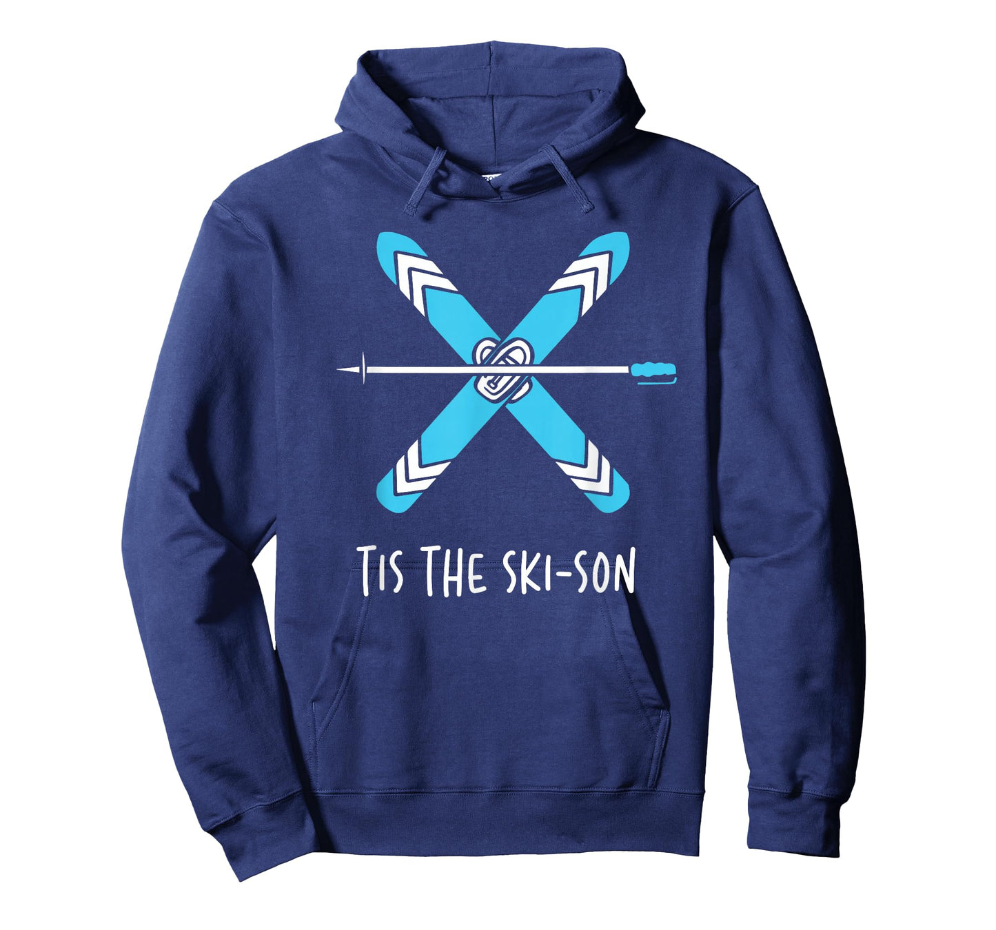 Skiing Tis The Ski-Son Skier Ski T-Shirt