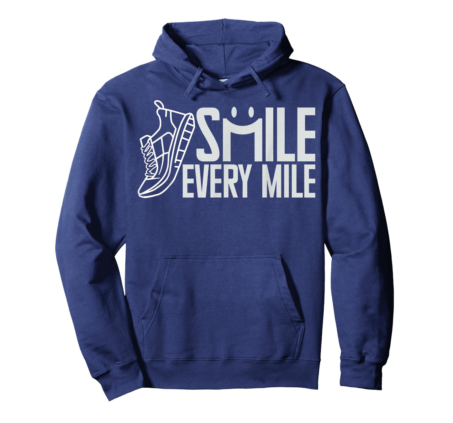 funny running runner smile every mile cool graphic & saying T-Shirt