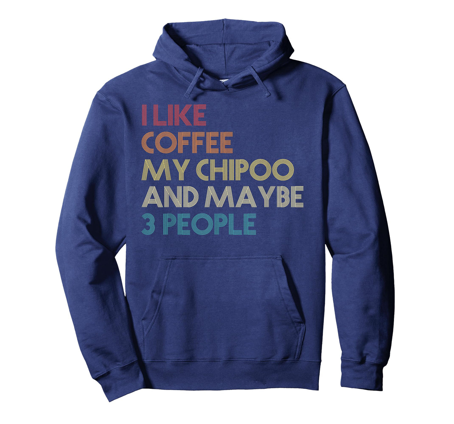 Chipoo Dog Owner Coffee Lovers Quote Gift Vintage Retro Men Women T-Shirt