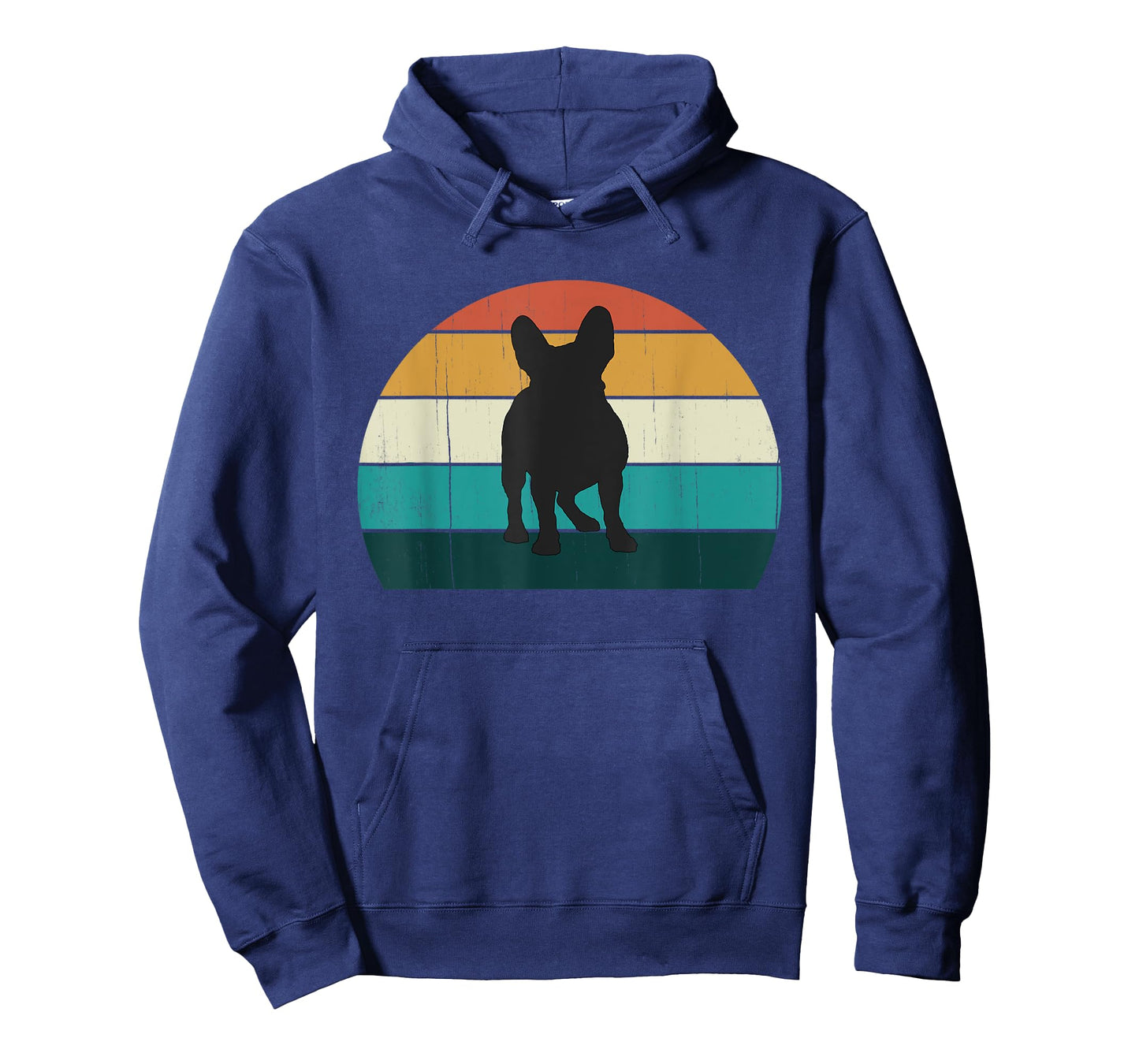 Retro French Bulldog - Vintage Sunset Frenchie / Dog Lover T-Shirt for Men Women Kids