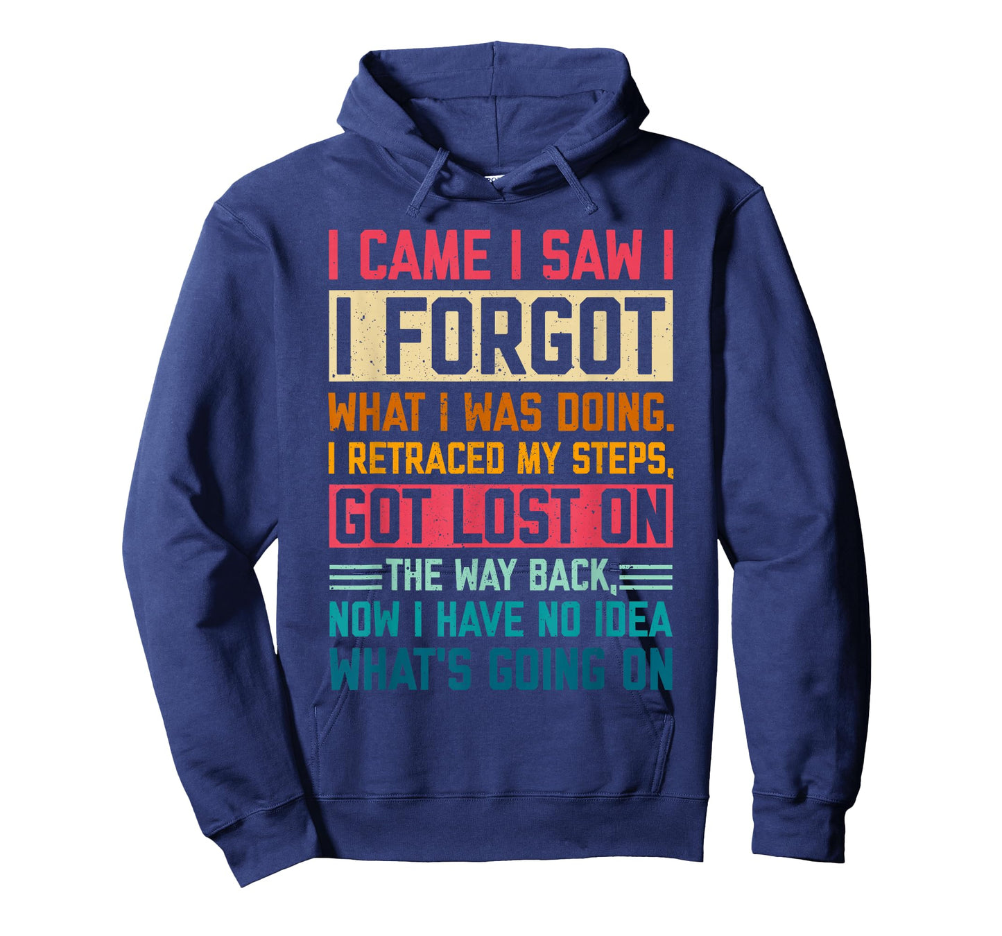 I Came I Saw I Forgot What I Was Doing Sarcastic Gag T-Shirt