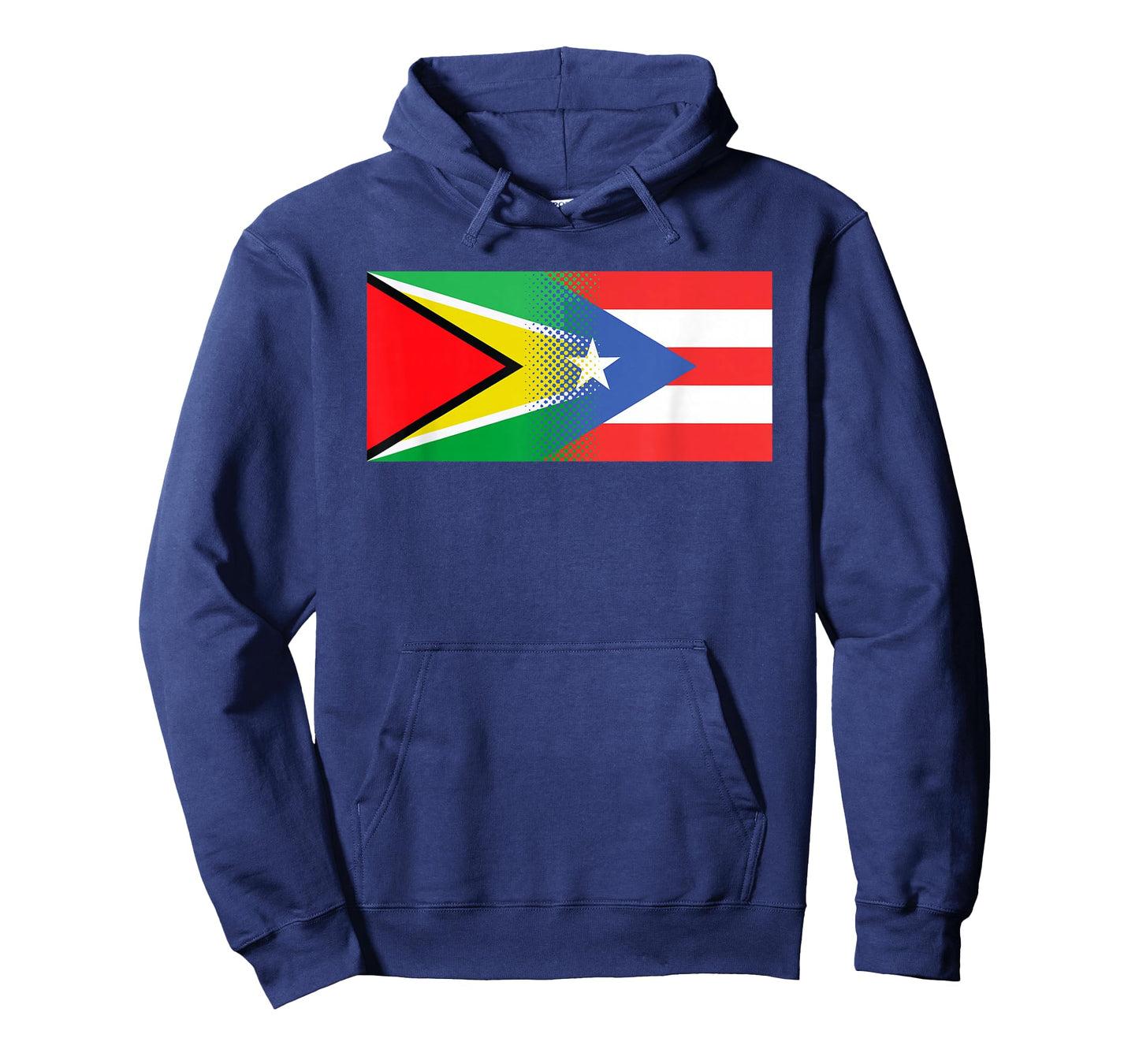 Guyanese Puerto Rican Flag Guyana Puerto Rico T-Shirt