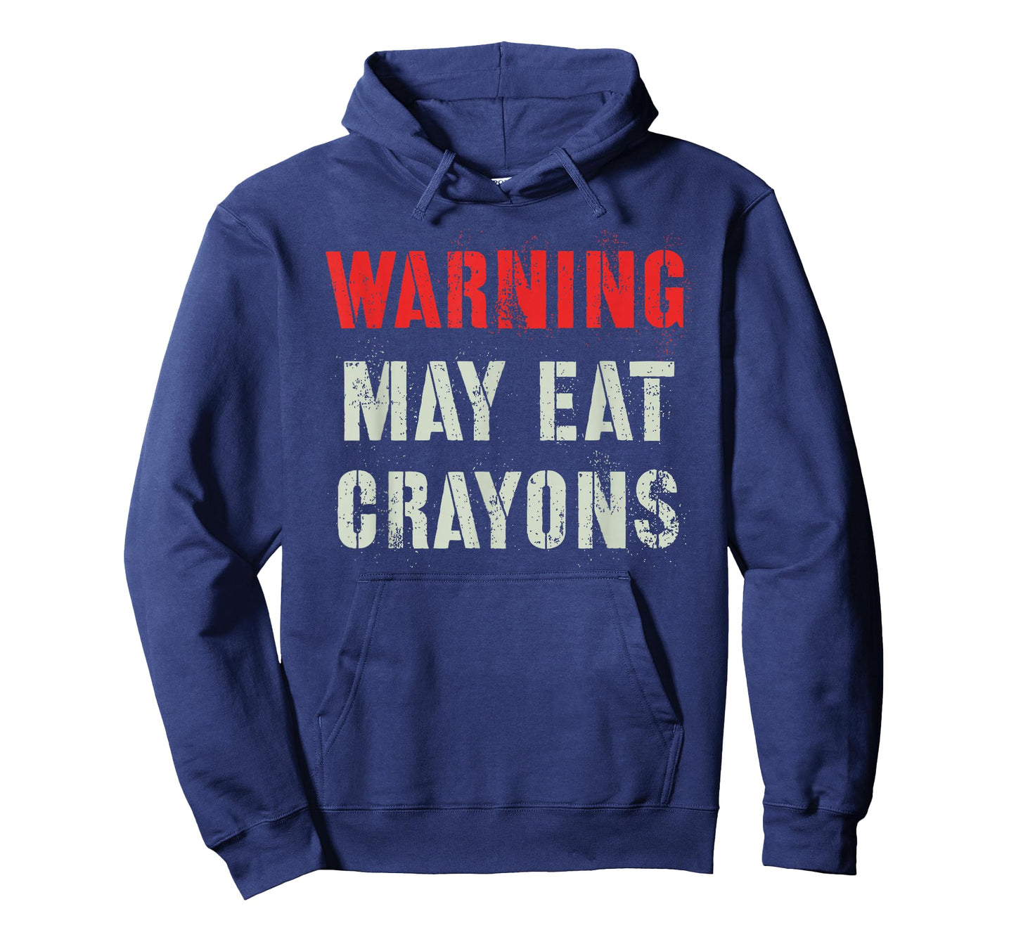 Sarcastic I MAY EAT CRAYONS Military No Eater Left Behind T-Shirt