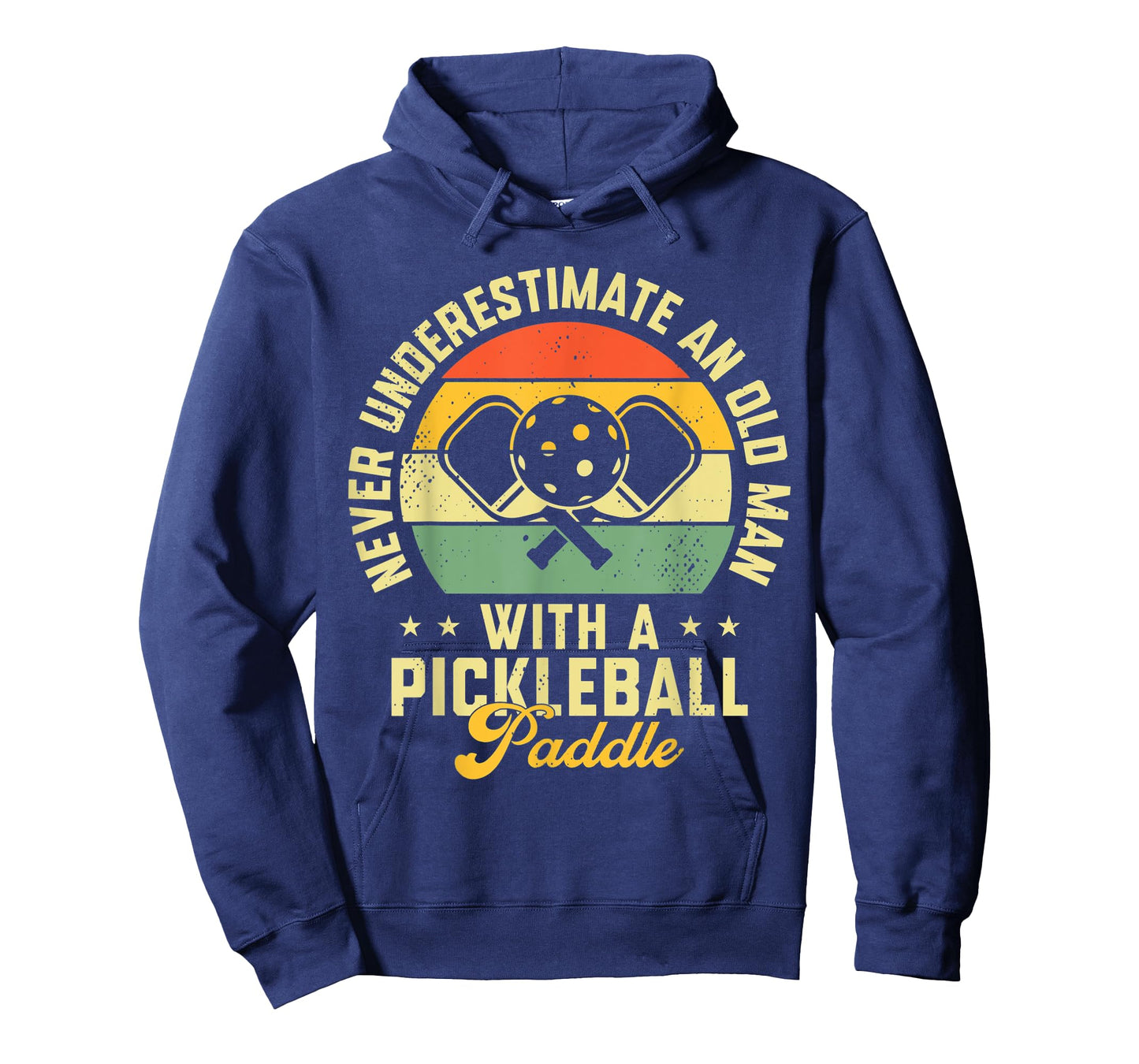 Never Underestimate An Old Man With a Pickleball Paddle T-Shirt