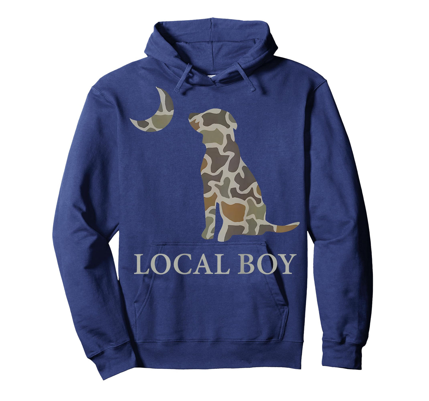 Camo Southern Local Boy Duck Hunting Black Lab Outdoor Men T-Shirt
