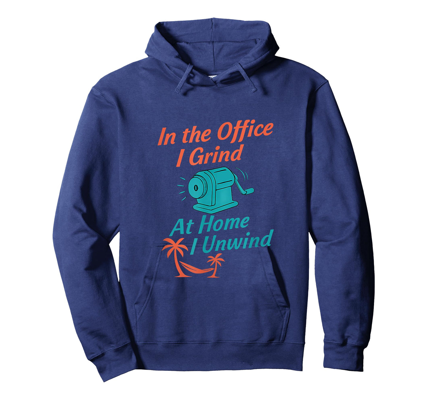 Work Play Balance in The Office I Grind at Home I Unwind Art T-Shirt
