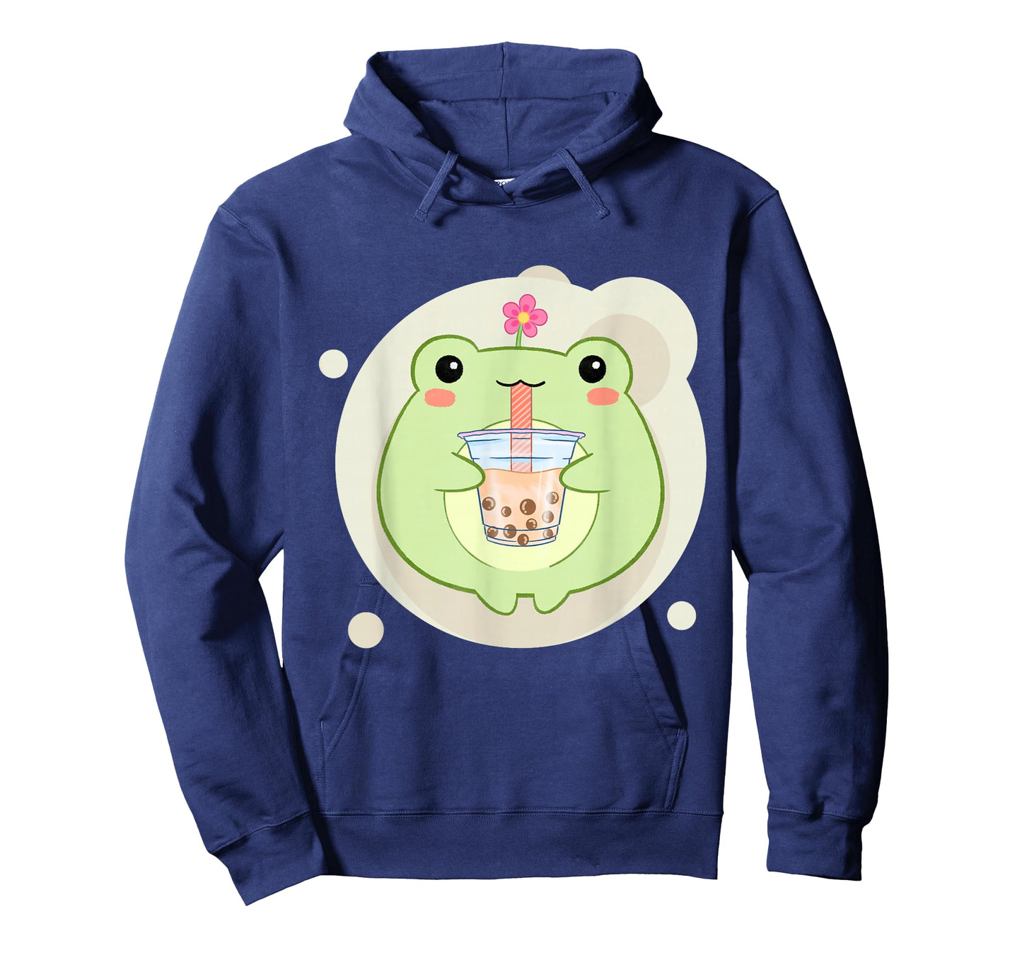 Cute Kawaii Frog Drinks Boba Bubble Tea Kawaii Aesthetic T-Shirt