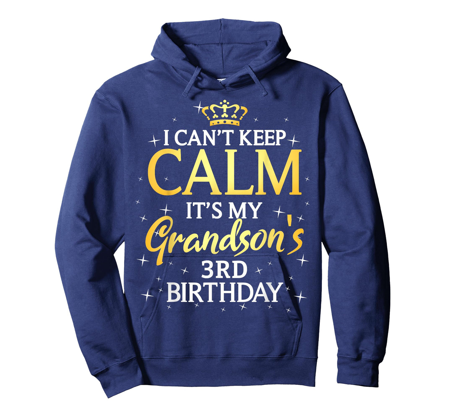 I Cant Keep Calm Its My Grandson 3rd Birthday Party T-Shirt