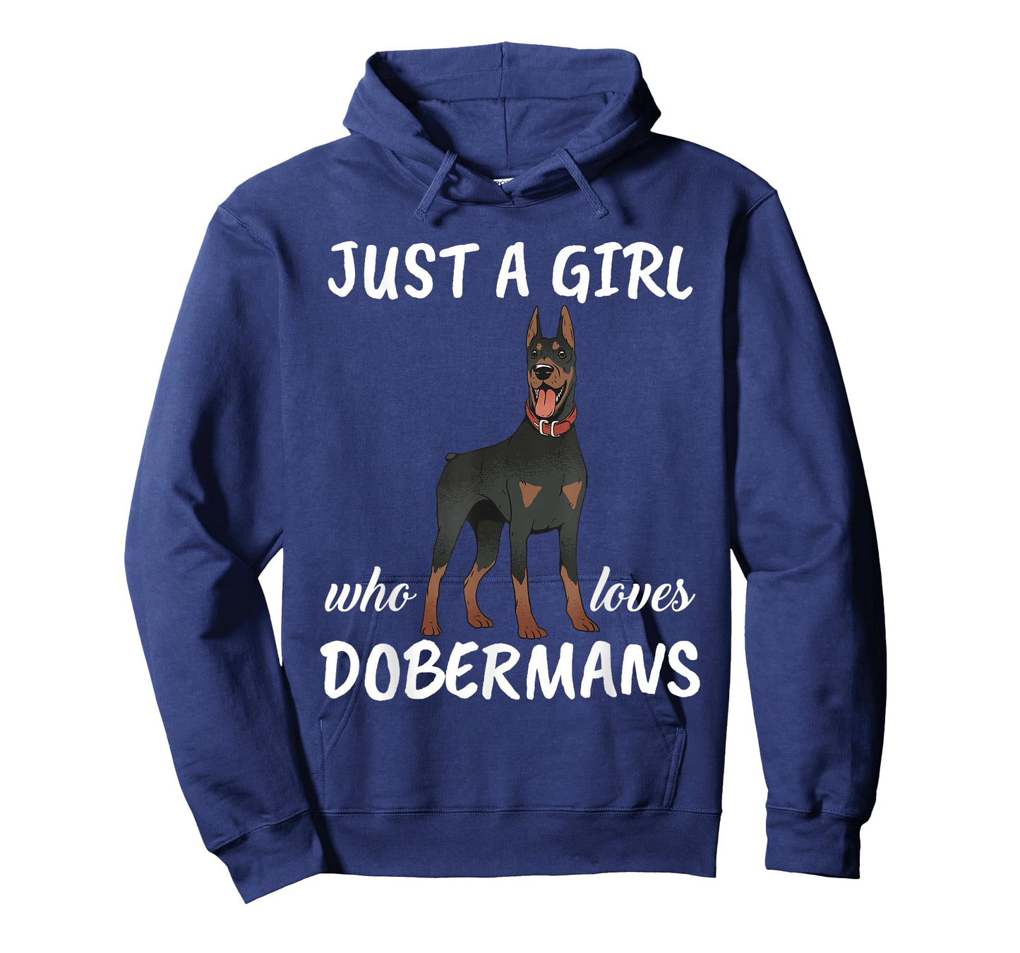 Just A Girl Who Loves Dobermans Clothes Dog Gift Doberman T-Shirt