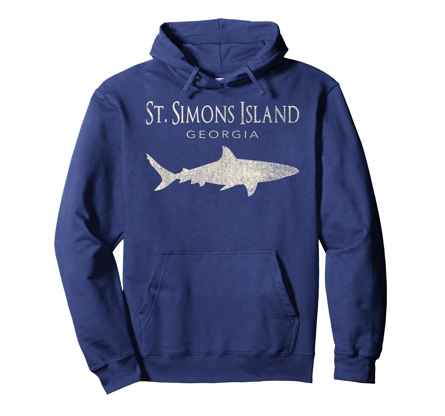 Retro St. Simons Island GA Shark T-Shirt T-Shirt