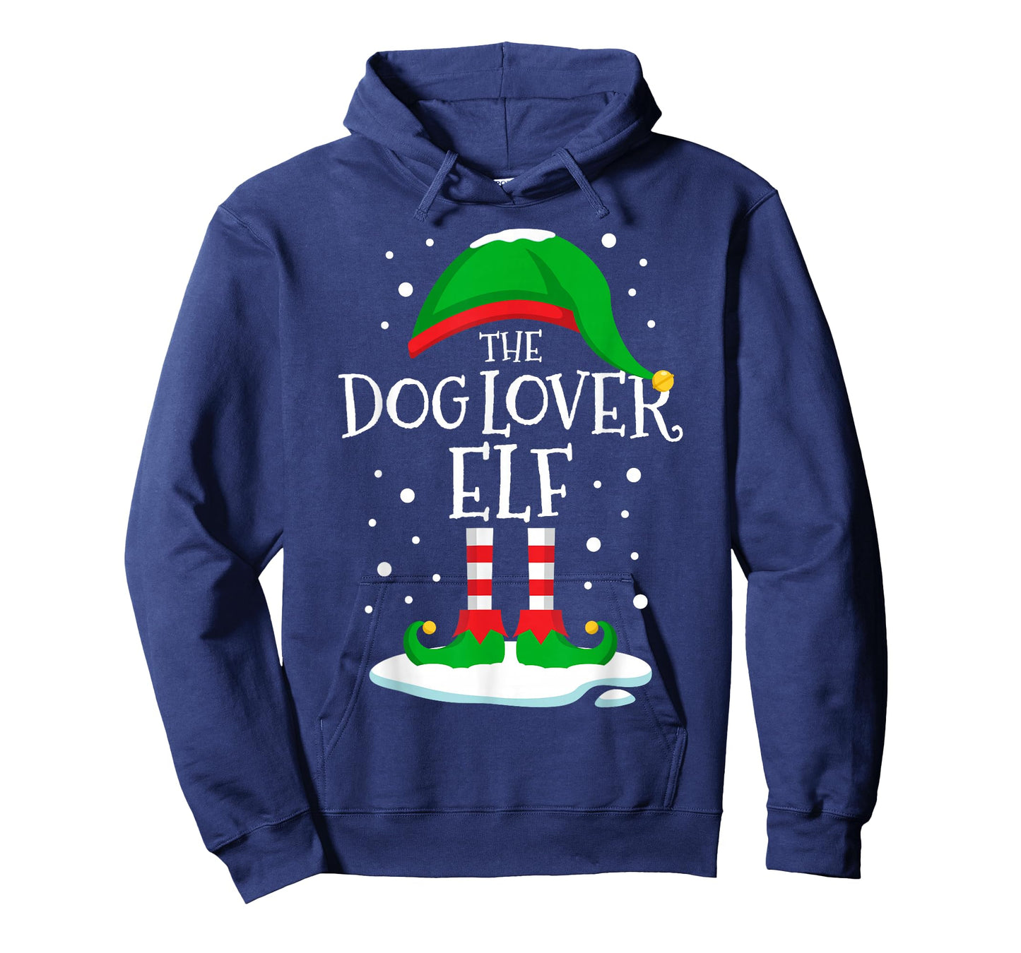 The Dog Lover Elf Christmas Family Matching Xmas Dog Mom Dad T-Shirt