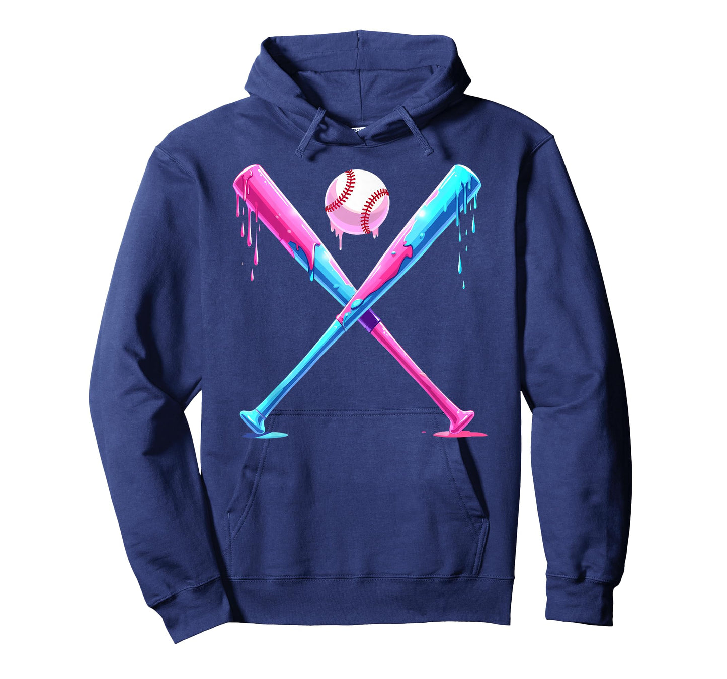 Baseball Home Plate Social Club for Boy Ice Cream Drip T-Shirt