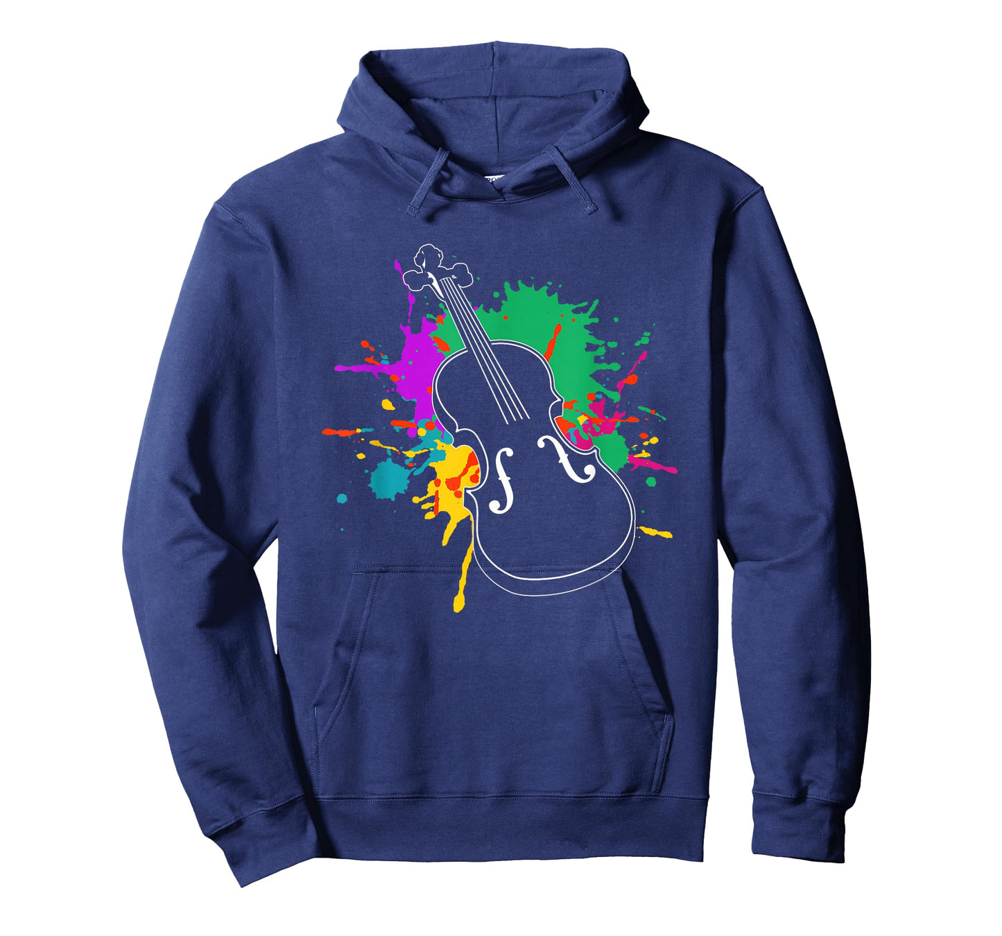 Colorful Violin Player Violinist Fiddle Instrument Musician T-Shirt