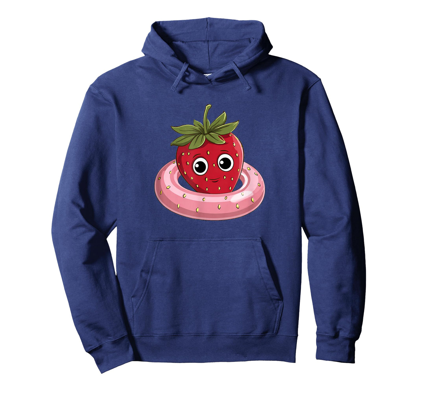 Amazing Strawberry Look with Pool Ring for Beach Fruits T-Shirt