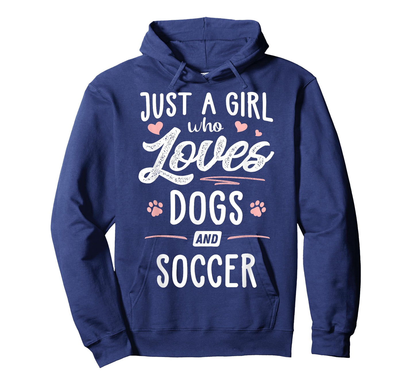 Just A Girl Who Loves Dogs And Soccer Gift Dog Lover T-Shirt