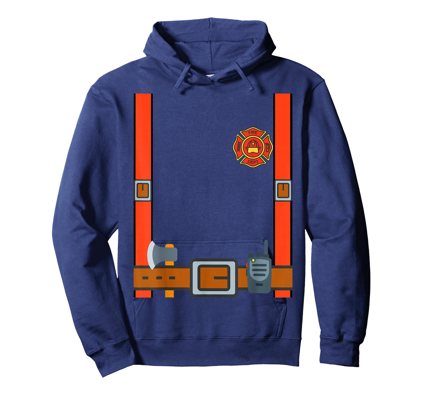 Fun Fireman Halloween - Firefighter Cosplay Costume Dressup T-Shirt