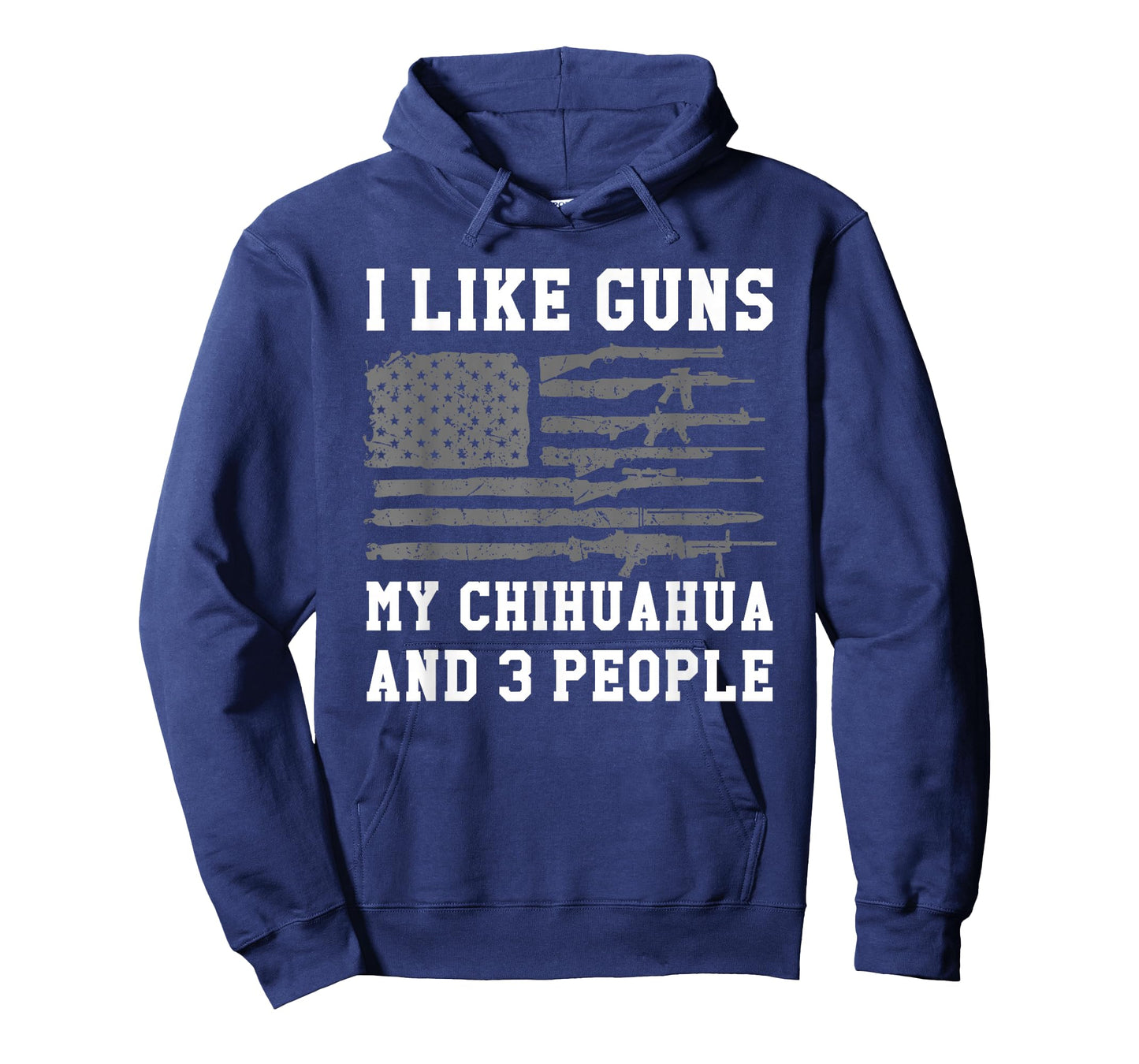 I Like Guns My Chihuahua And 3 People T-Shirt