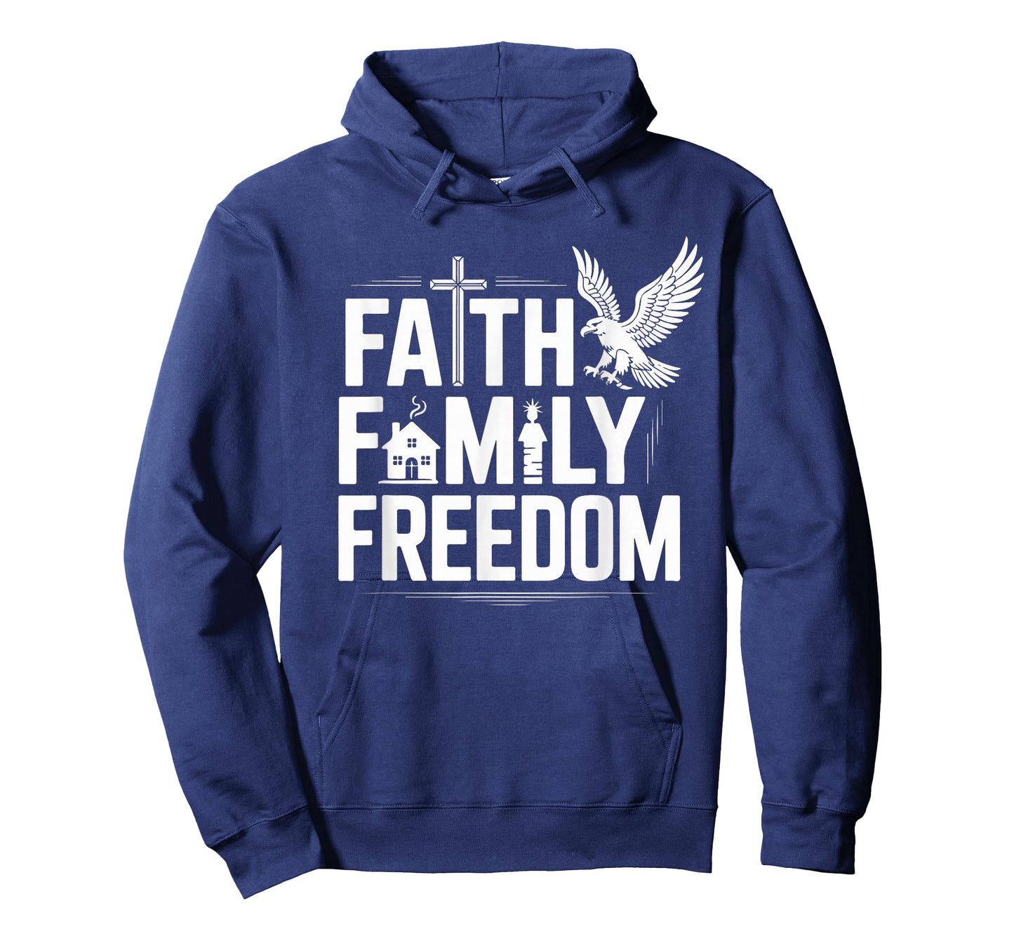 Faith Family Freedom 4th Of July American Patriotic T-Shirt