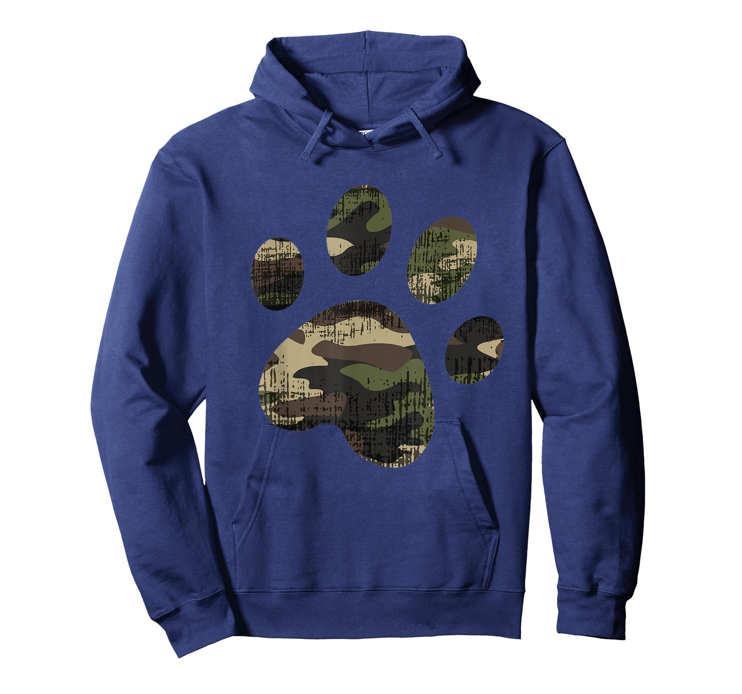 Camo Dog Paw Print funny gift for Pet Parents Men Women Kids T-Shirt