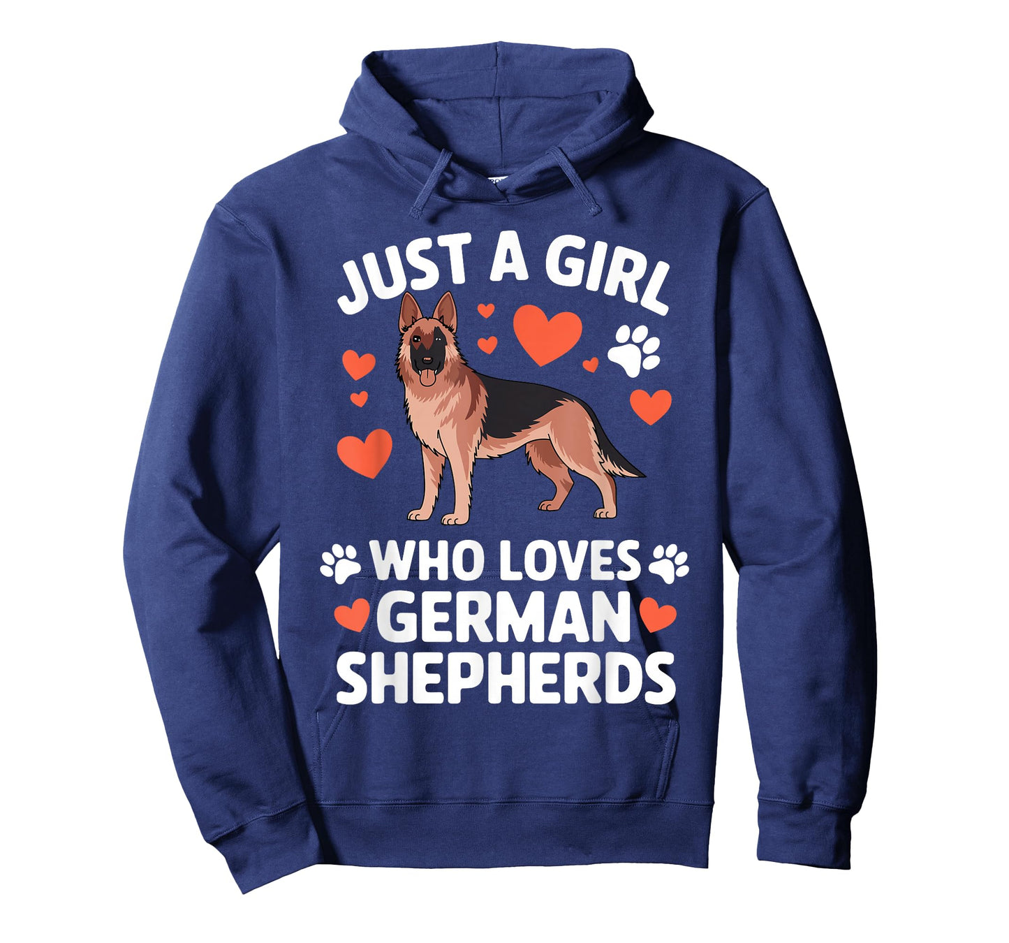 German Shepherd Art for Women Girls German Shepherd Lover T-Shirt