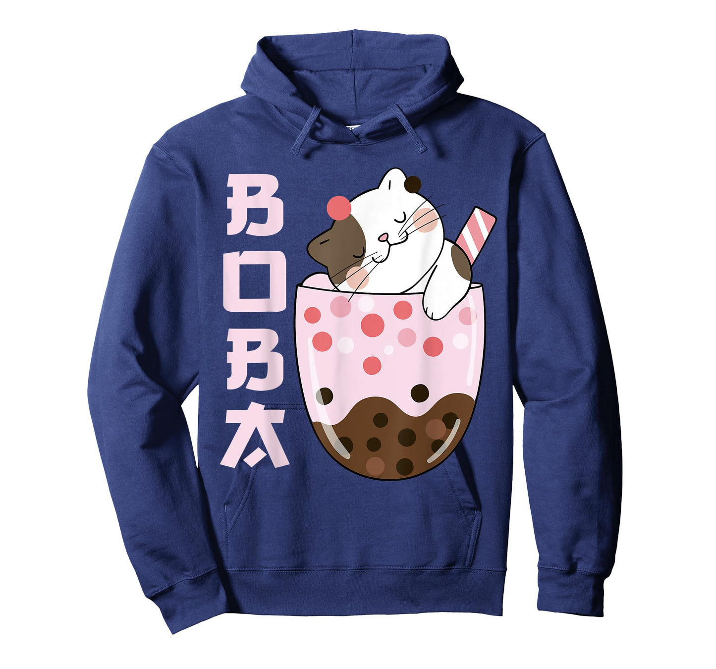 Kawaii Cat Bubble Boba Milk Ice Tea Lover Design Cute Anime Men Women Kids T-Shirt