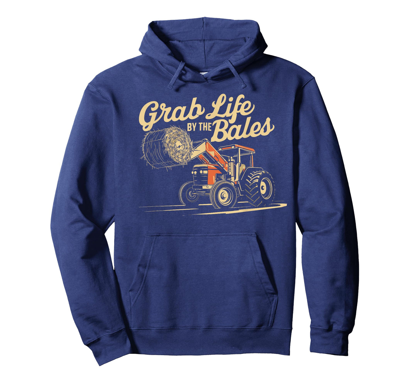 Grab Life By The Bales, Funny Hay Bale Farming Season T-Shirt