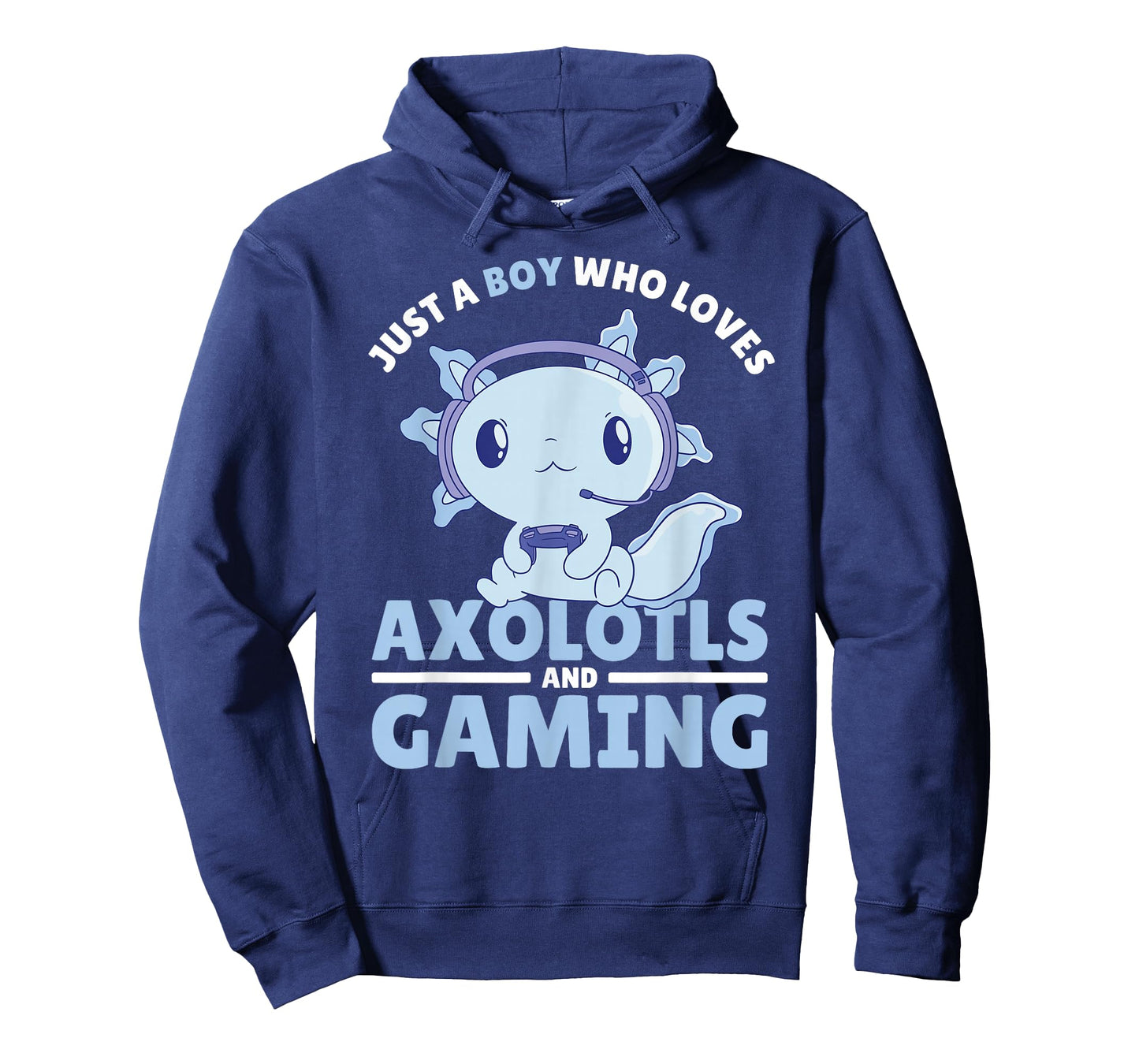Just A Boy Who Loves Axolotls and Gaming T-Shirt