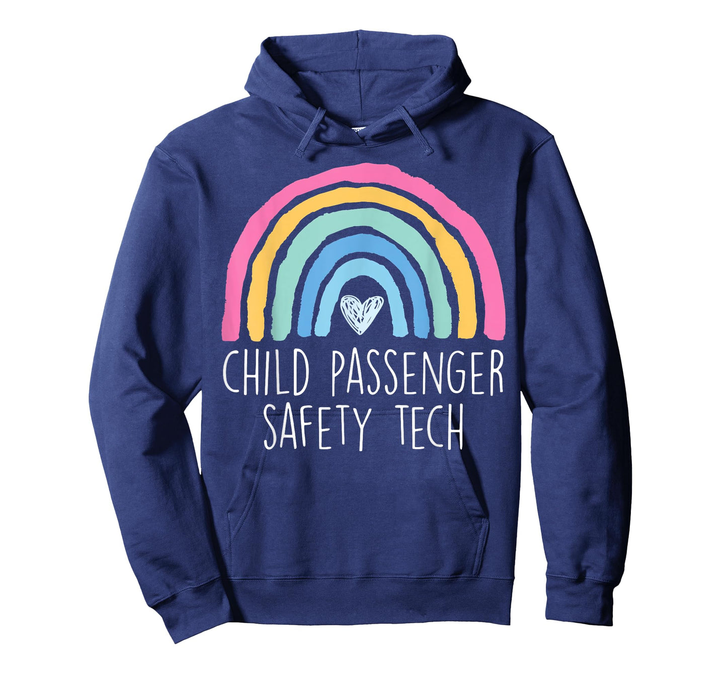 Retro Rainbow Child Passenger Safety Tech CPS Technician T-Shirt