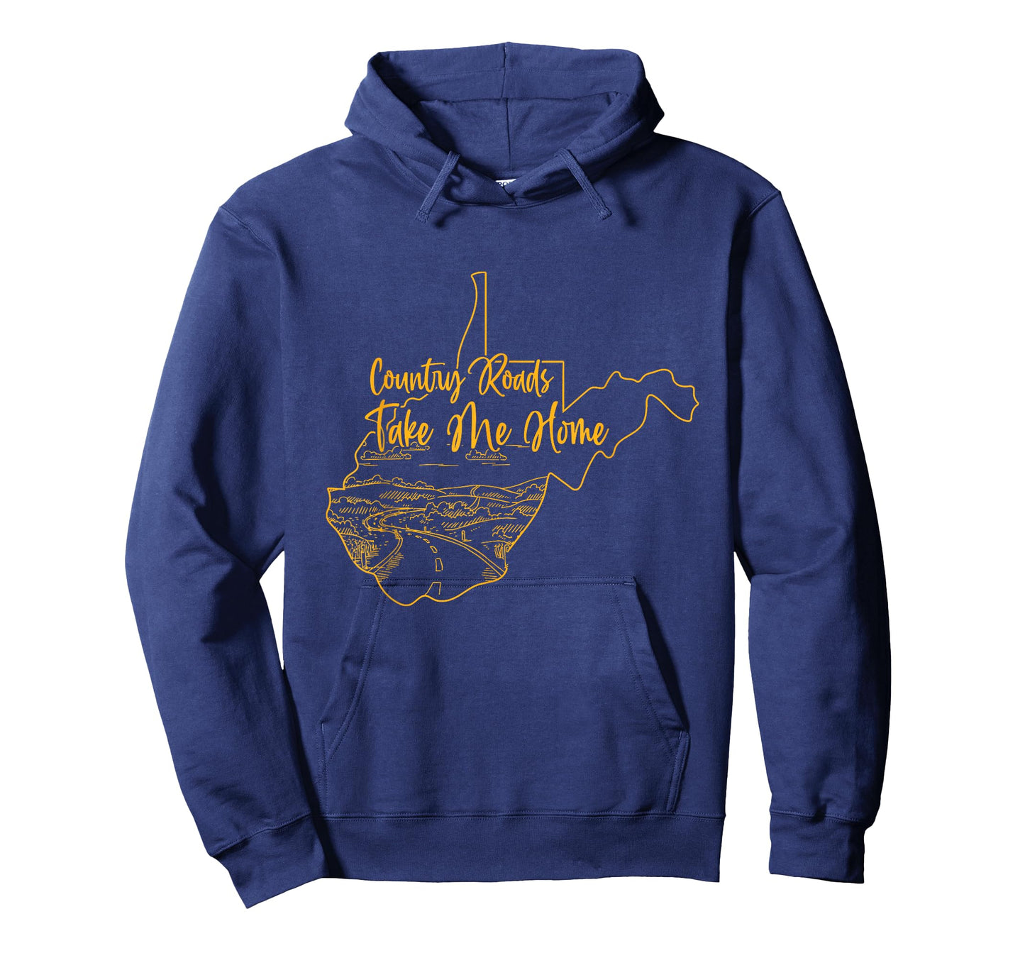 West Virginia Pride | WV Home | Country Roads | Footprint T-Shirt