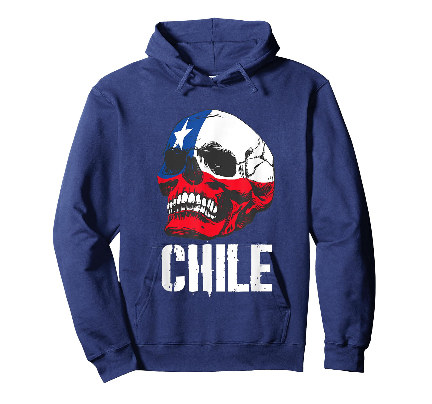 Chile Flag Skull Chilean Pride Patriotic T-Shirt