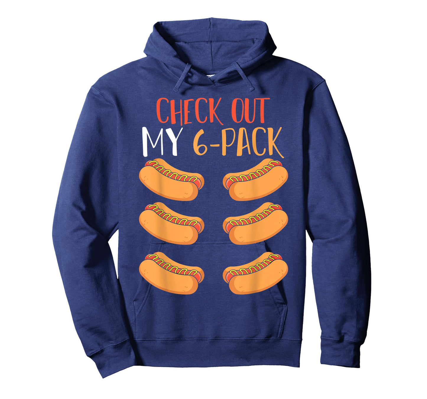 Funny Foodie Weiner Hot Dog Lover Gym Abs Workout Hotdog T-Shirt