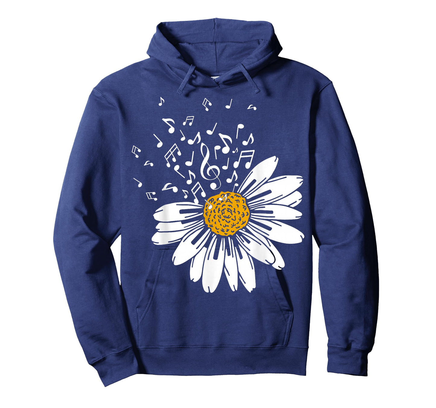 Daisy Flower Music Notes Clef Teacher Musicians Music Lover T-Shirt
