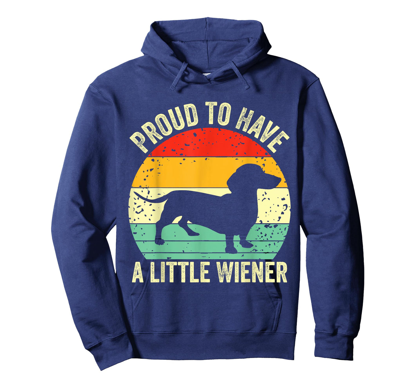 Dachshund Proud To Have A Little Wiener Dog Lover Vintage T-Shirt for Men Women Girls Kids
