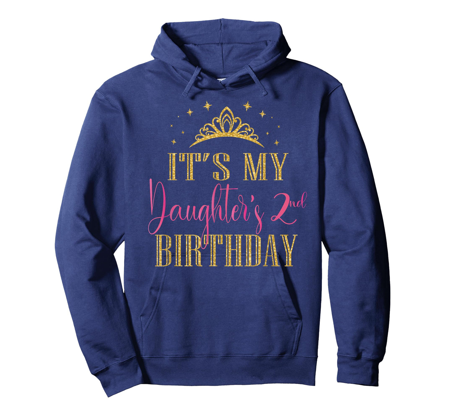 It's My Daughter's 2nd Birthday Girls Party Family Matching T-Shirt