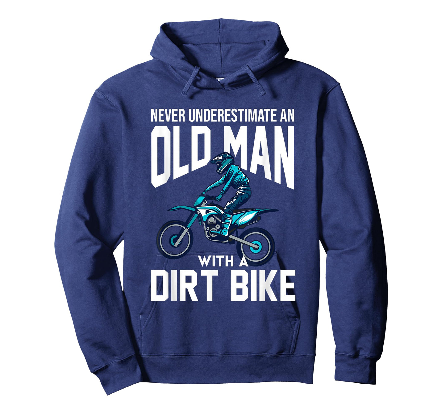 Never Underestimate An Old Man With A Dirt Bike Racing T-Shirt