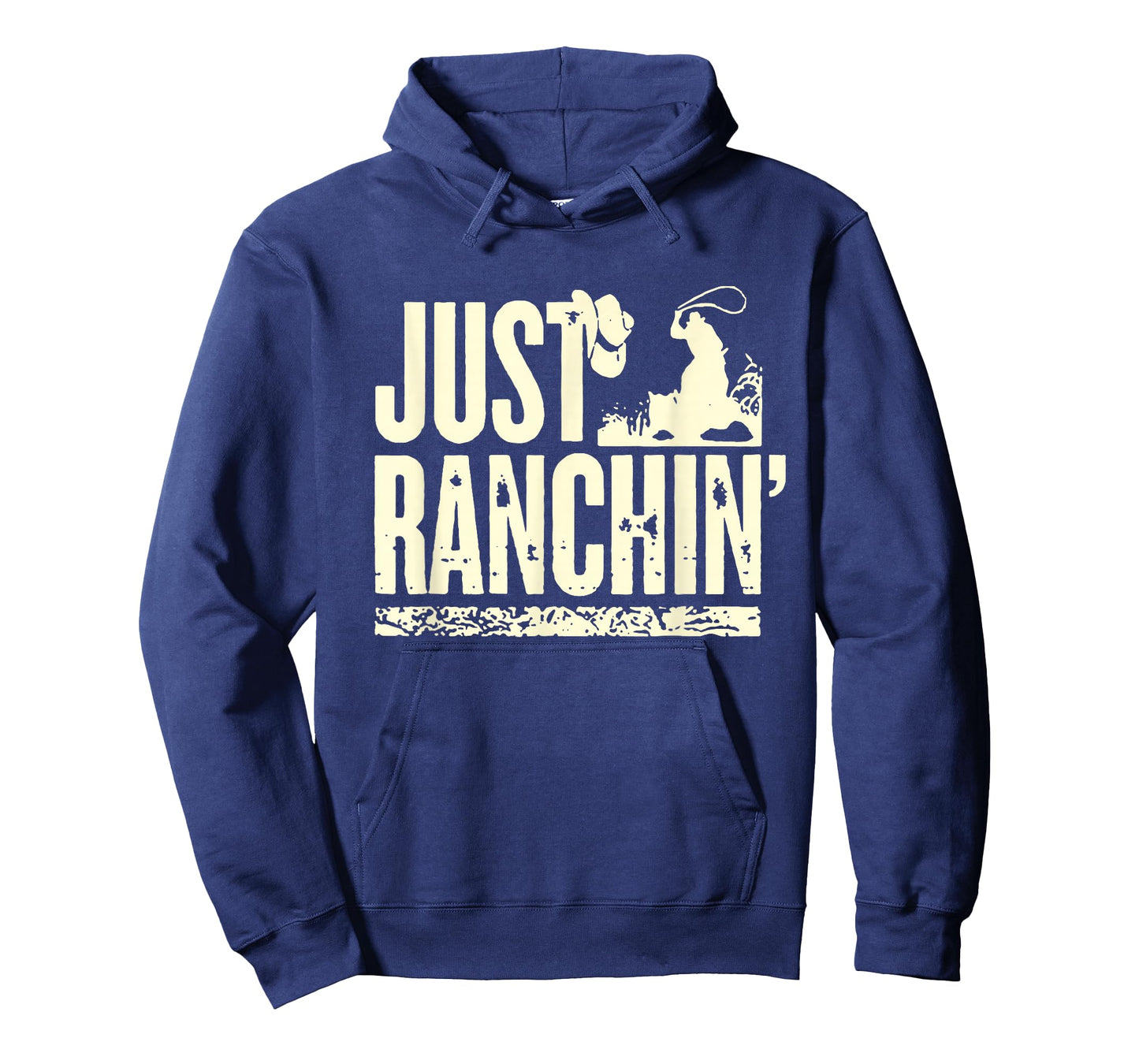 Just Ranchin' Farmer Cowboy Horse Cow Rodeo Lovers T-Shirt