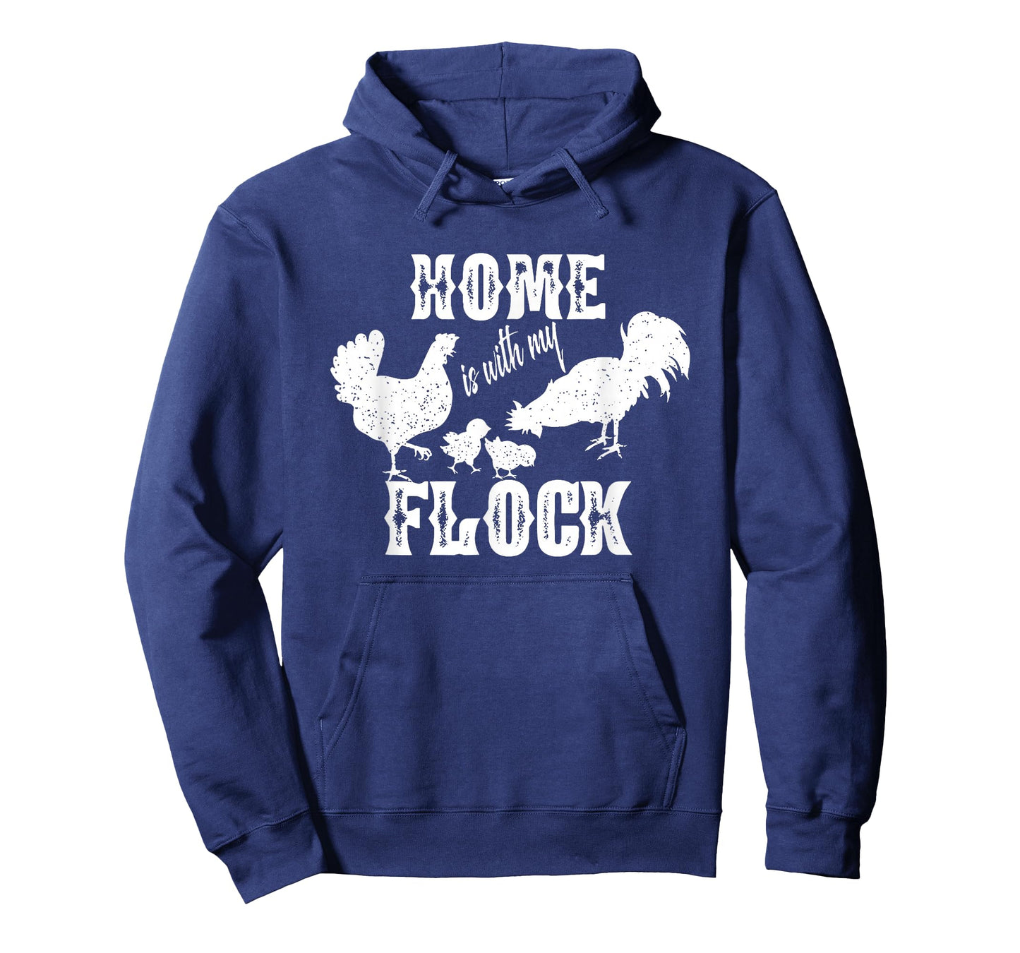 Home is with My Flock Chickens T-Shirt