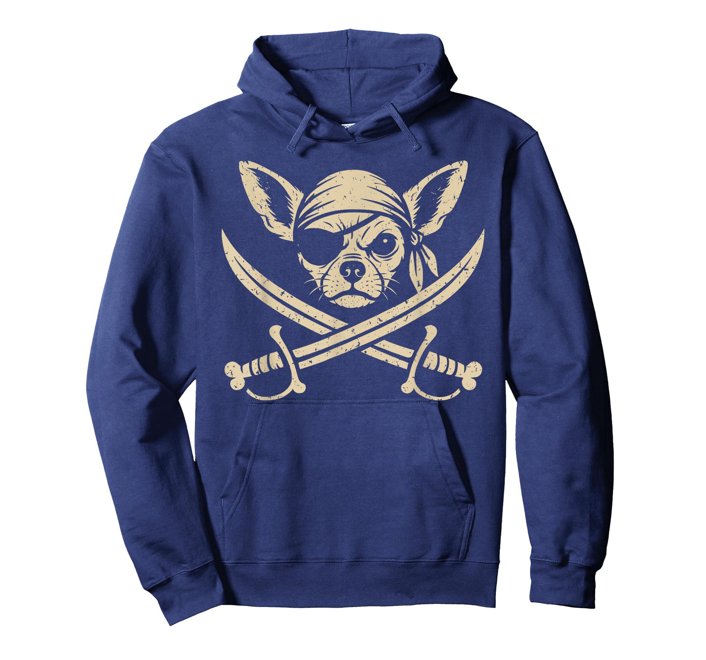 Vintage Pirate Chihuahua Crossbones Dog Lover T-Shirt