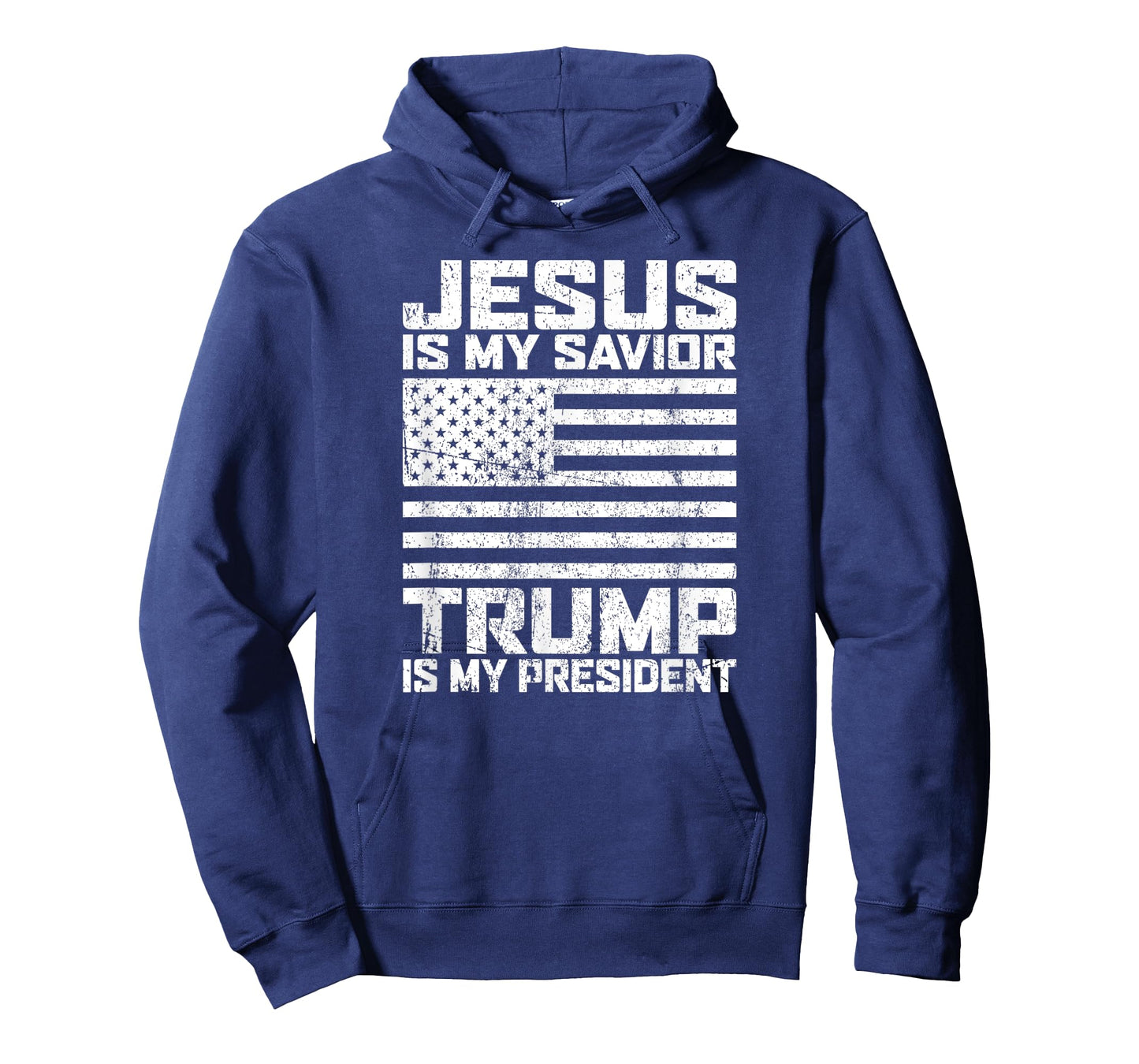 "Jesus is my Savior - Trump is my President" vintage white T-Shirt