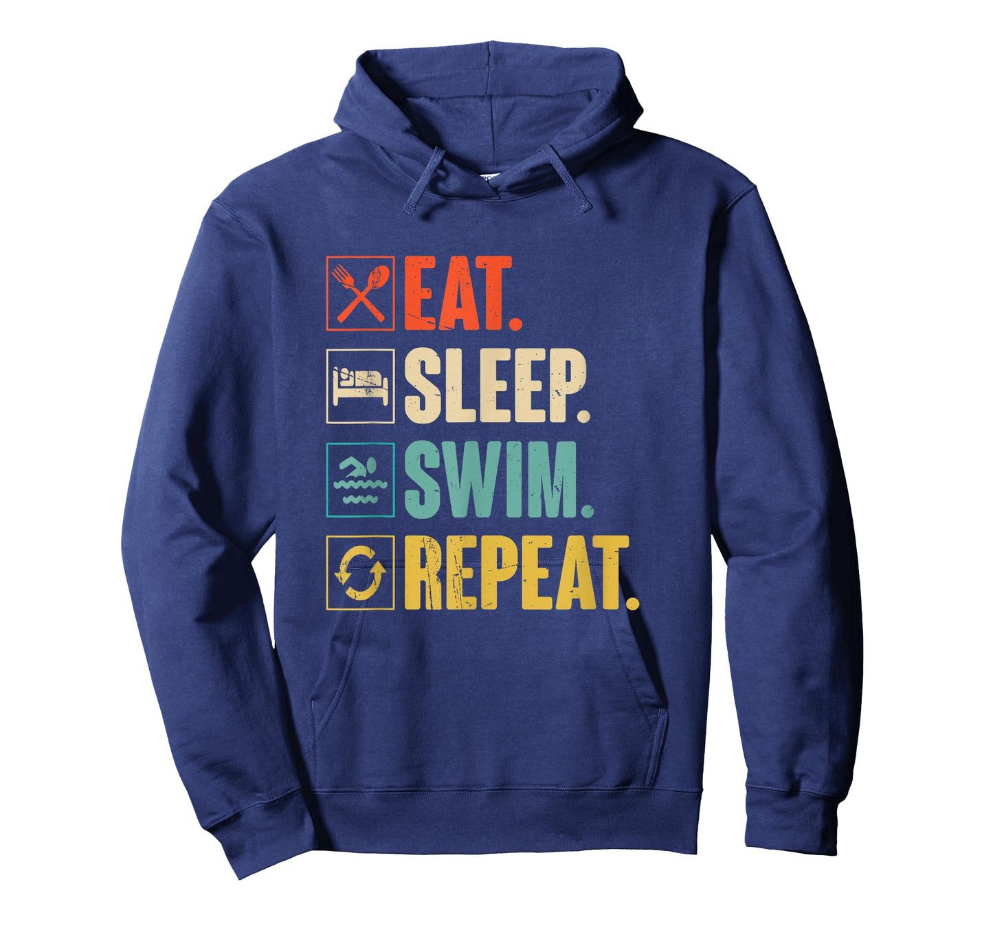 Eat Sleep Swim Repeat Swimming Swimmer Gift T-Shirt