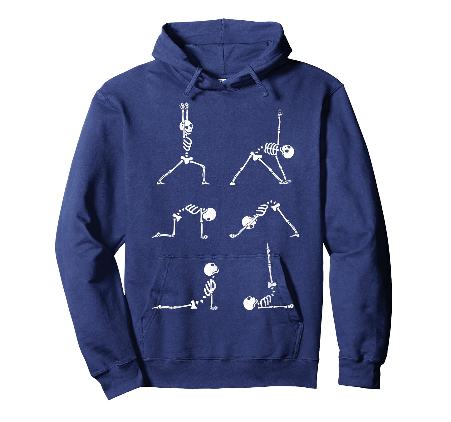 Yoga Skeleton Shirt Funny Halloween Exercise Costume T-Shirt