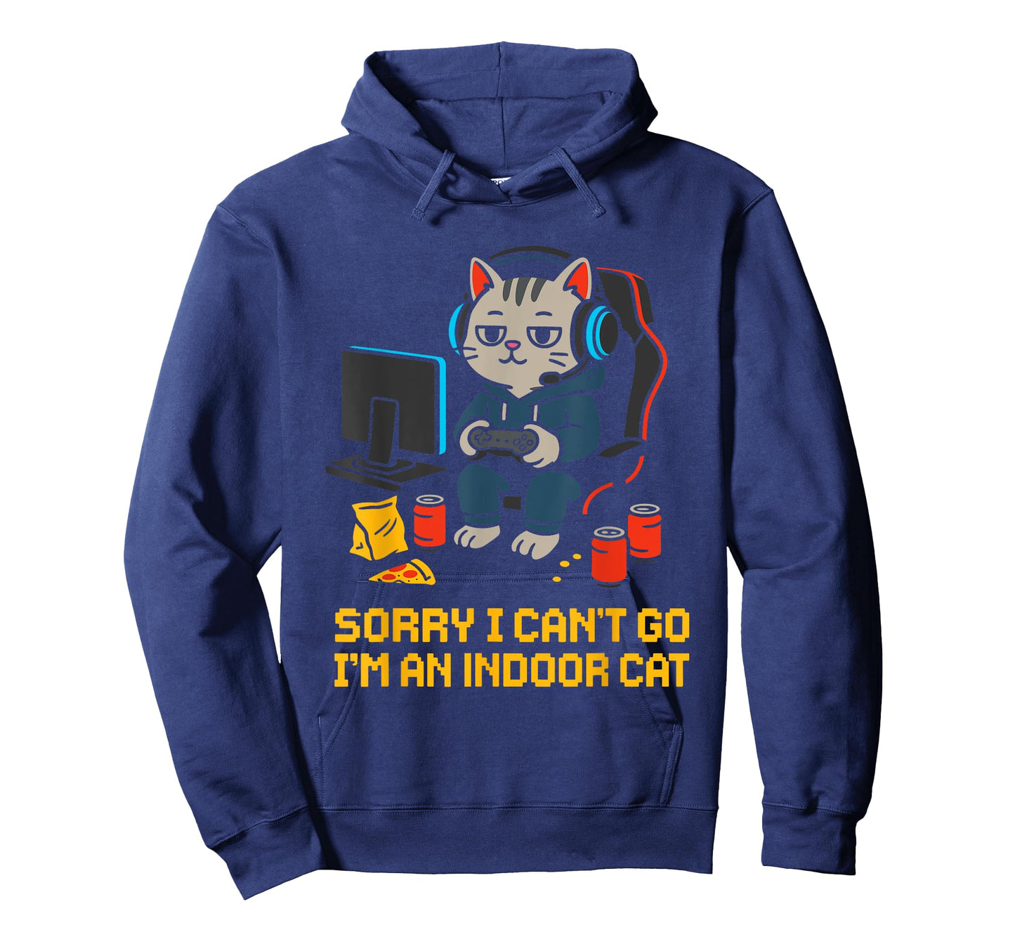 Indoor Cat Gamer Sorry I Cant Go Im an Indoor Cat T-Shirt