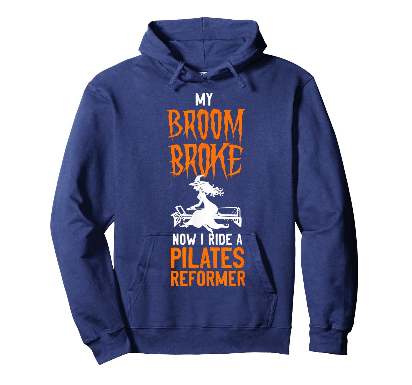 Pilates Instructor Teacher Halloween Witch My Broom Broke T-Shirt